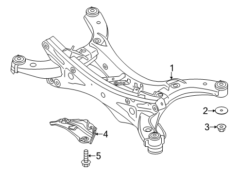 2018 Mazda 6 Suspension Mounting - Rear