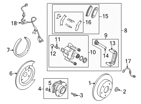 2011 Mazda CX-9 Parking Brake Diagram