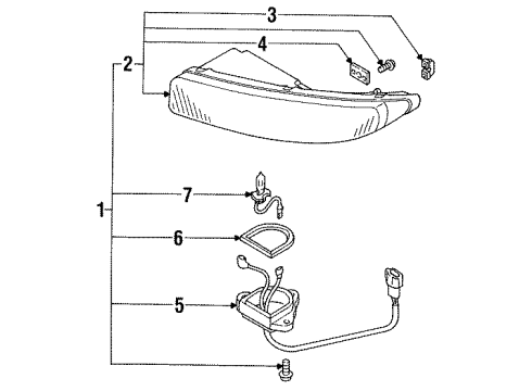 1994 Mazda 626 Fog Lamps Diagram