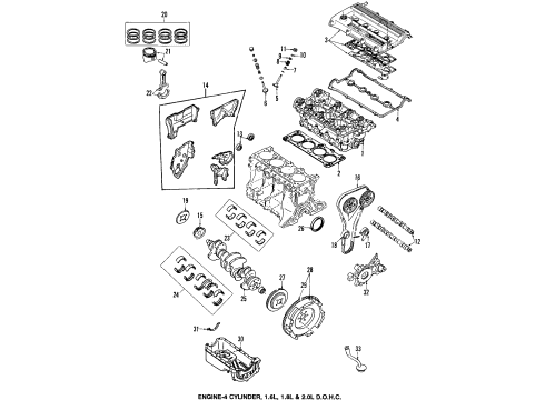 1995 Mazda 626 Engine Diagram