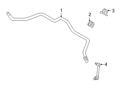 1998 Mazda 626 Stabilizer Bar & Components Diagram 2