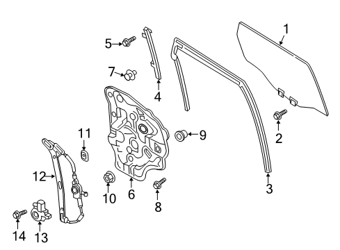 2023 Mazda CX-5 Rear Door Diagram