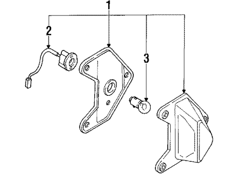 1991 Mazda Miata License Lamps Diagram