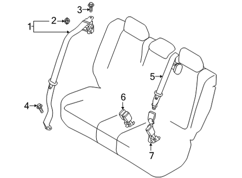 2024 Mazda CX-30 Seat Belt