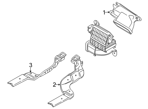 2012 Mazda CX-7 Rear Duct Diagram for EG2161273