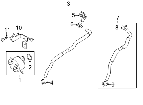 2025 Mazda 3 Trans Oil Cooler - Belts Diagram 2
