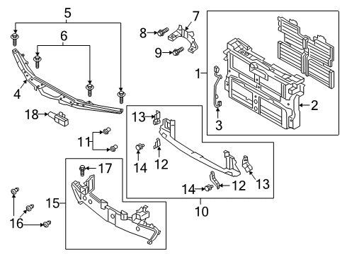 2025 Mazda 3 Radiator Support