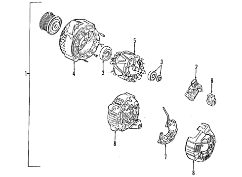 2001 Mazda Millenia Alternator Diagram