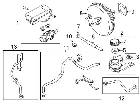 2013 Mazda 2 Dash Panel Components