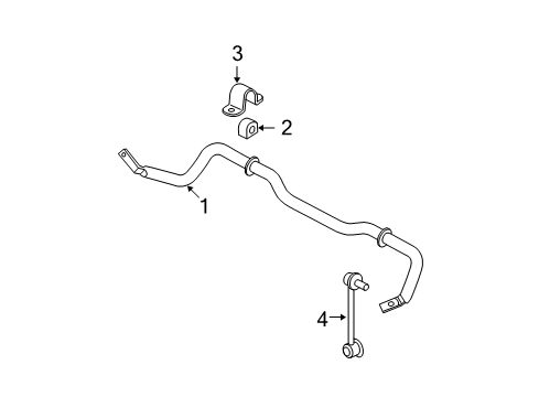 2007 Mazda 6 Stabilizer Bar & Components Diagram 2