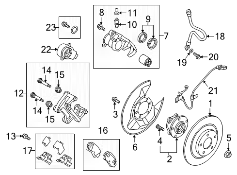 2025 Mazda CX-5 Rear Brakes Diagram