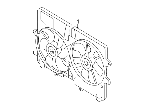 2010 Mazda Tribute Cooling Fan Diagram 2