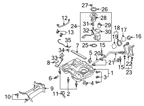 2007 Mazda CX-9 Fuel Injection