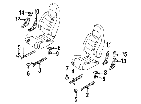 1991 Mazda Miata Seats & Track Components