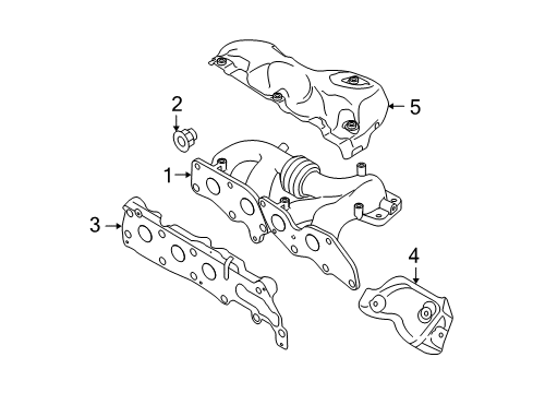 2006 Mazda 6 Exhaust Manifold Diagram 3