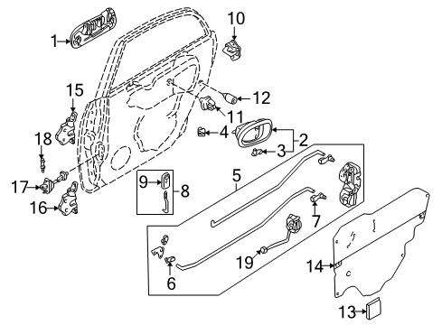 2002 Mazda Protege5 Door Diagram