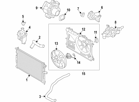 2024 Mazda CX-30 Water Pump Diagram 4