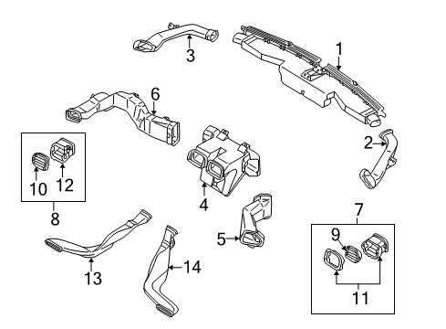 2002 Mazda Protege Ducts Diagram
