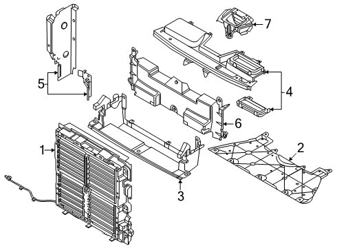 2025 Mazda CX-70 Under Cover & Splash Shields Diagram 2