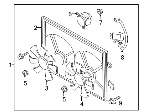 2003 Mazda MPV Cooling Fan Diagram
