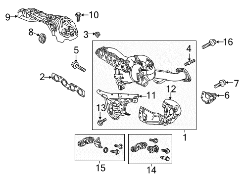 2017 Mazda 6 Exhaust Manifold Diagram
