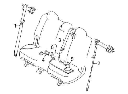 2025 Mazda CX-70 Seat Belt