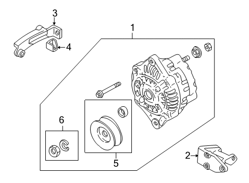 1999 Mazda Protege Alternator Diagram 3