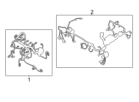 2014 Mazda 3 Wiring Harness