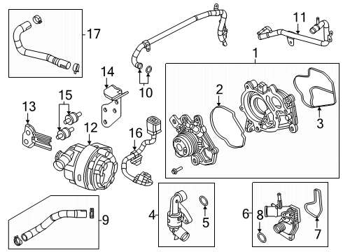 2024 Mazda CX-90 Water Pump