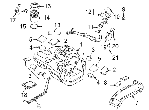 2006 Mazda 6 Senders Diagram 3