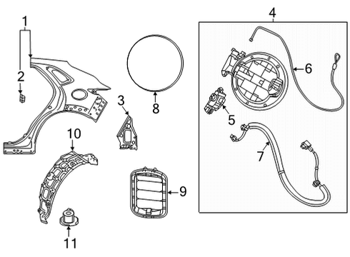 2024 Mazda CX-30 Fuel Door