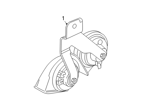 2006 Mazda 5 Horn