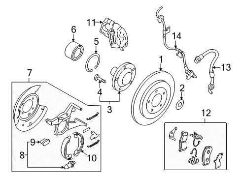 2006 Mazda Tribute Rear Brakes Diagram