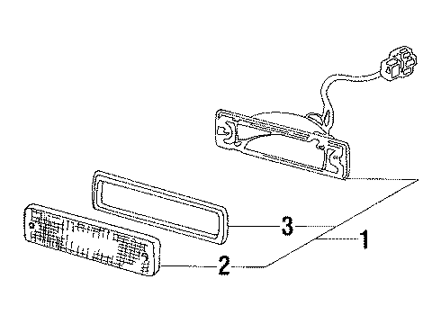 1986 Mazda 323 Park Lamps