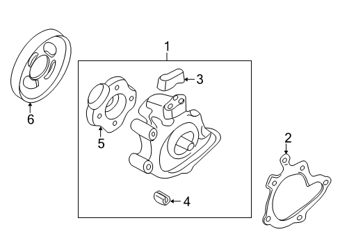 2001 Mazda Protege Water Pump Diagram 2