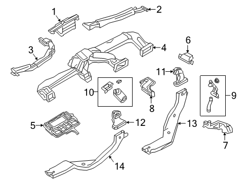 2019 Mazda 3 Ducts Diagram