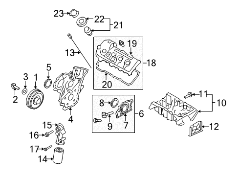 2010 Mazda 6 Engine Parts Diagram 2