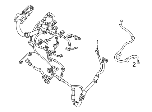 2016 Mazda CX-9 Wiring Harness