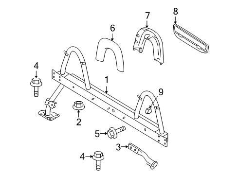 2014 Mazda MX-5 Miata Roll Bar Diagram 2
