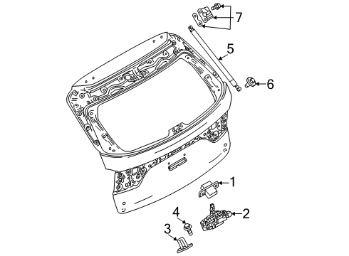 2025 Mazda CX-90 Lift Gate Diagram 3