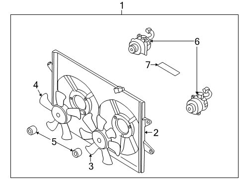 2000 Mazda 626 Cooling Fan Diagram