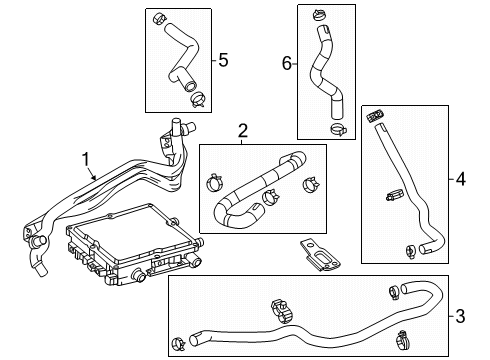 2025 Mazda CX-70 Inverter Cooling Components Diagram 2