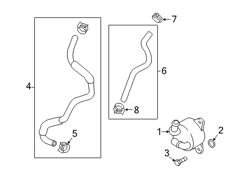 2020 Mazda CX-5 Trans Oil Cooler - Belts Diagram 2