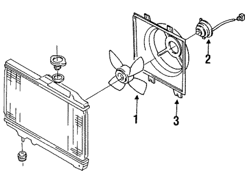 1991 Mazda 323 Cooling Fan Diagram