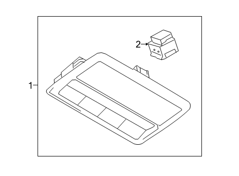 2025 Mazda 3 Overhead Console