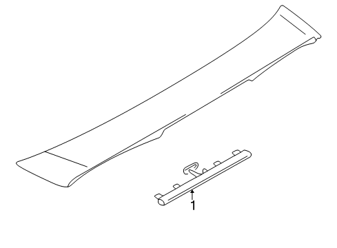 2002 Mazda Protege High Mount Lamps Diagram