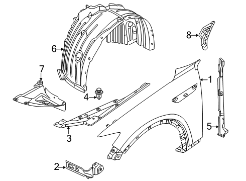 2024 Mazda CX-90 Fender & Components