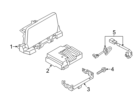 2016 Mazda 6 Navigation System Components