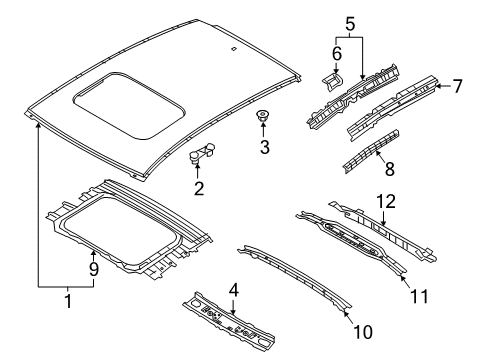 2021 Mazda CX-3 Roof & Components