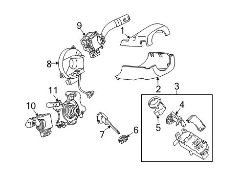 2011 Mazda 6 Anti-Theft Components Diagram